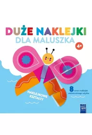 Du�e naklejki dla maluszka. Motylek 4+
