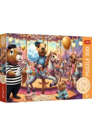 Puzzle 100 Kapibary na wakacjach TREFL