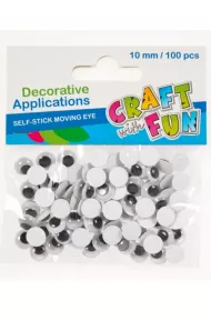 Craft with Fun Ozdoba Oczy samoprzylepne 10mm