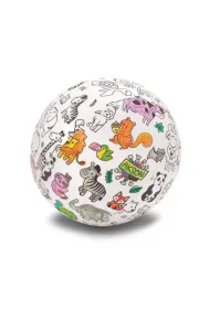 Pi�ka balonowa do kolorowania zwierz�tka 30cm