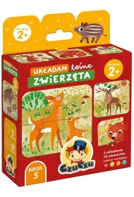 Puzzle CzuCzu Uk�adam Le�ne zwierz�ta dla dzieci 2 Bright Junior Media