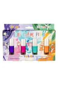 Lakier do paznokci Tubi glam zestaw 4 sztuki tubi glam per�owy Tuban