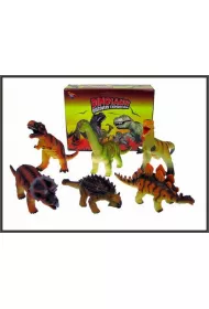 Dinozaury 6 rodzaj�w 26-30cm z d�wi�kiem