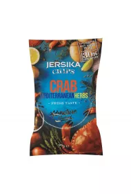 Jersika Chipsy ziemniaczane o smaku kraba i przyp. rdziemn. 90 g