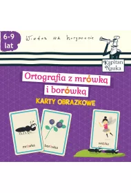 Ortografia z mr�wk� i bor�wk�. Karty obrazkowe. Kapitan Nauka