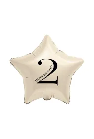 Godan BALON FOL GWIAZDA 2 KREM 44CM GO B/C
