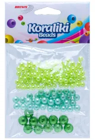 Koraliki do nawlekania 3 kolory 36g Brewis