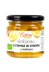 Batom Cytryna z imbirem w syropie 220 g Bio