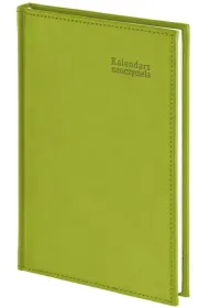 Kalendarz naucz. 2026/2027 B5 tyg. Vivella seledyn