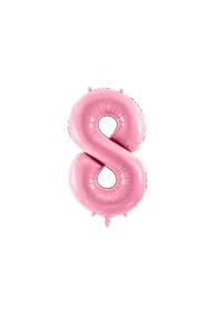 PartyDeco Balon foliowy 8 r�owy 86cm