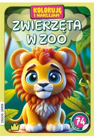 Koloruj i naklejam, Zwierzta w zoo