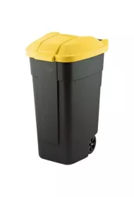Curver/Keter Curver kosz na odpady czarny /pokrywa ta 110 l