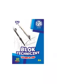 Astra Blok techniczny A4 170 g 10 kartek 10 szt.