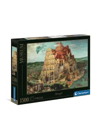 Puzzle 1500 el. Muzeum Bruegel The Tower of Babel 31691 Clementoni