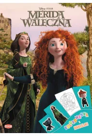 Kolorowanka i naklejki. Merida Waleczna