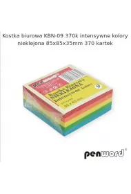 Penword Kostka biurowa mix 85x85x35mm 370 kartek