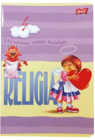 Unipap Zeszyt A5 Religia cieniowany kratka 32 kartki