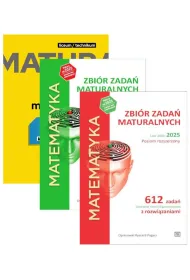 Pakiet Matura 2026: Matematyka. Repetytorium maturalne, Matematyka. Zbi�r zada� maturalnych. Lata 2010-2025. Poziom podstawowy, Matematyka. Zbi�r zada� maturalnych. Lata 2002-2025. Poziom rozszerzony