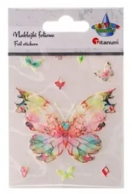 Titanum Naklejki foliowe motyl 74x55mm 9 szt.