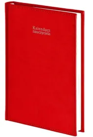 Kalendarz naucz. 2026/2027 A5 dz. Vivella czerwony