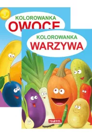 Pakiet Kolorowanka: Owoce, Warzywa
