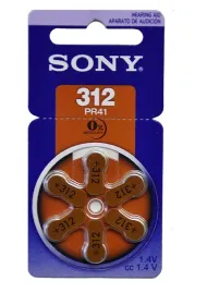 Baterie Sony do aparatu s�uchowego pr312 6szt/bl