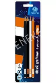 Astra O��wki grafitowe tr�jk�tne HB Classic 4 szt.