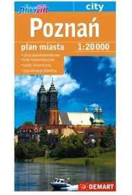 Plan miasta mapa Pozna� plastik