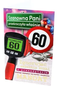 Yeku Karnet Urodziny 60
