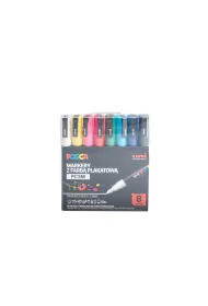Uni Mitsubishi Pencil Markery PC-3M Posca Uni 8 szt.