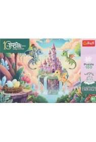Puzzle 100 element�w Fantasy Rycerz Trefik�w TREFL 16576 TR