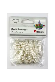 Titanum Koraliki pere�ki plastikowe koniczyna 10mm, 20g