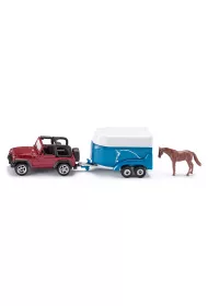 Siku 16 - Jeep z przyczep� na konie S1651
