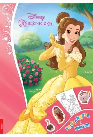 Disney Ksi�niczka. Pi�kna i Bestia. Kolorowanka i naklejki