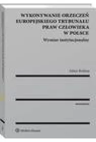 eBook Wykonywanie orzecze Europejskiego Trybunau Praw Czowieka w Polsce. Wymiar instytucjonalny pdf