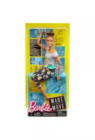 Barbie - Made to Move Kwieciste Lalka Mulatka Mattel