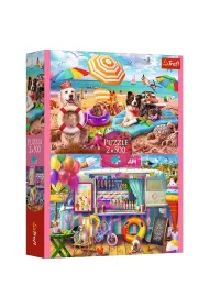 Puzzle 2x500 el. Wakacyjny czas Trefl