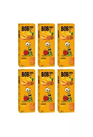 Bob Snail Przekska mango bez dodatku cukru Zestaw 6 x 30 g