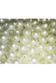 Korale bia�e 10mm 90szt