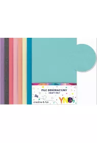 Noster Filc dekoracyjny Pastel YNJ 8 kolorw