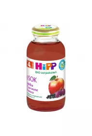 Hipp Sok 100% jab�ka czerwone owoce po 4. miesi�cu 200 ml Bio