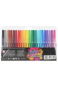 Pisaki 24 kolory zmywalne Boom etui KOH-I-NOOR 771022BD07