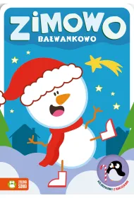 Zimowo ba�wankowo. Kolorowanki z naklejkami