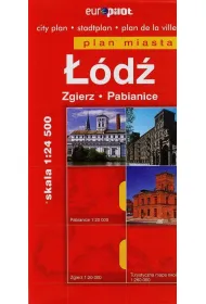 ��d� Zgierz Pabianice plan miasta 1:24 500