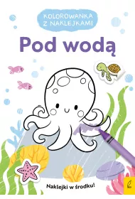 Kolorowanka z naklejkami. Pod wod�