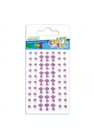 Craft with Fun Ozdoba dekoracyjna krysztalki samoprzylepne