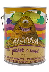 Ultra Piasek - puszka 900g ty + 4 due foremki Morskie ycie + 2 narzdzia Epee