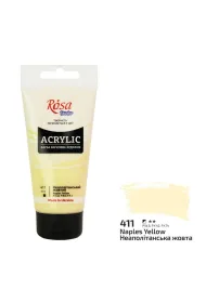Rosa Farba akrylowa naples yellow 411 75ml
