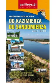 Mapa - Ma�opolski Prze�om Wis�y 1:150 000