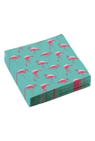 Amscan Serwetki flamingi 33x33cm